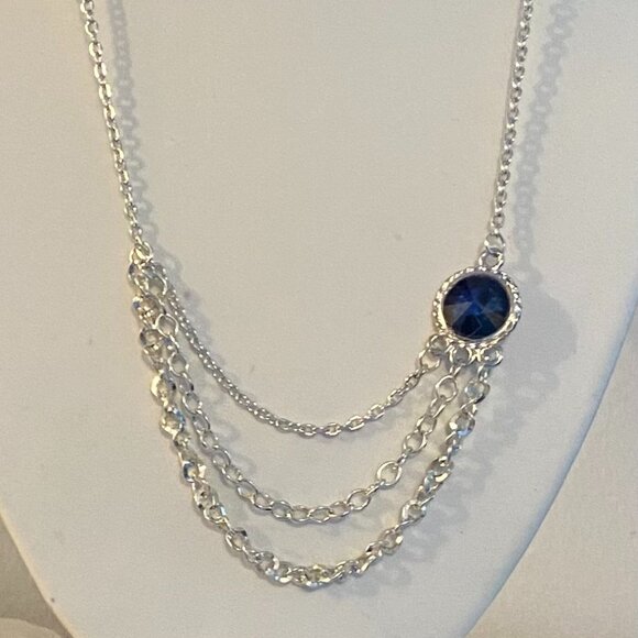 NEW Swarovski Royal Blue 12mm Rivoli crystal bracelet - Picture 1 of 2